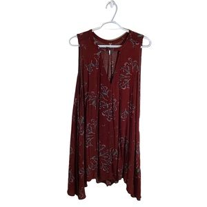 Free People Swing Tree Tunic Tank Top Size Medium NWT